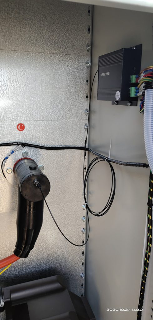 荧光光纤温度传感器系统应用电缆接头